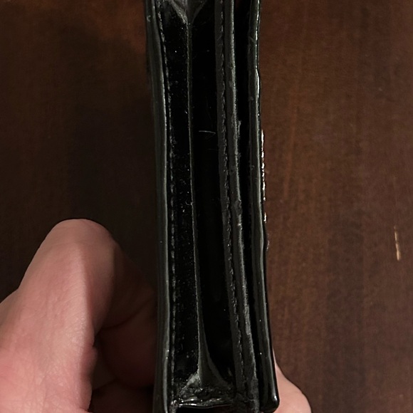 COACH y2k Black Signature Canvas Small CardHolder Wallet - Picture 3 of 11